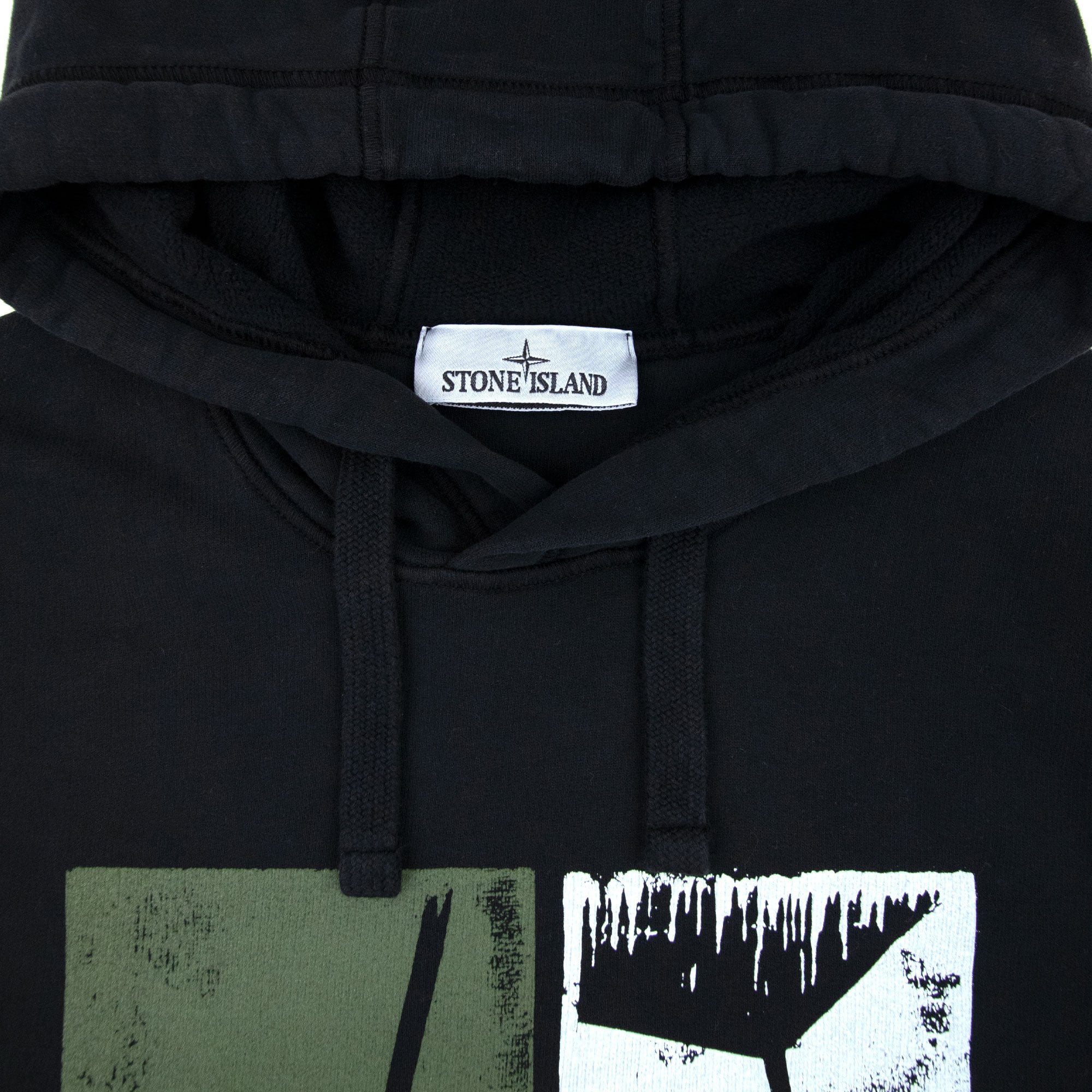 Stone Island 64182 Xilografia Four Hoody Black V0029