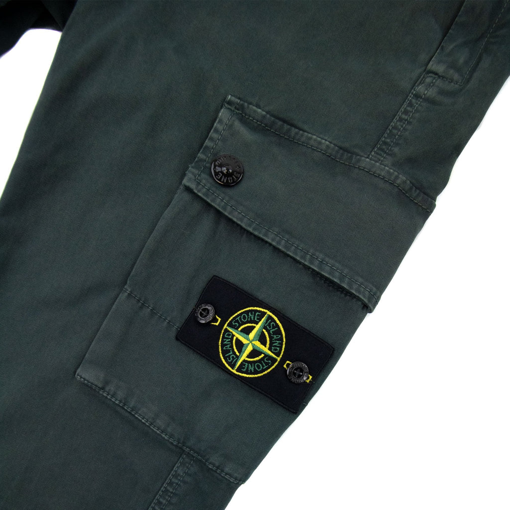 Stone Island 303l1 T.co+old Cargo Trousers Green V0157