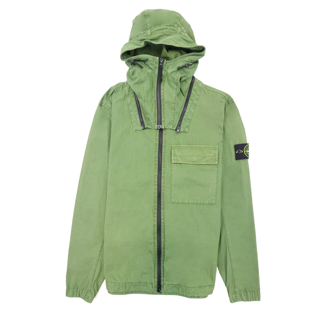 Stone Island 114wn T.co+old Overshirt Detachable Hood Khaki V0158