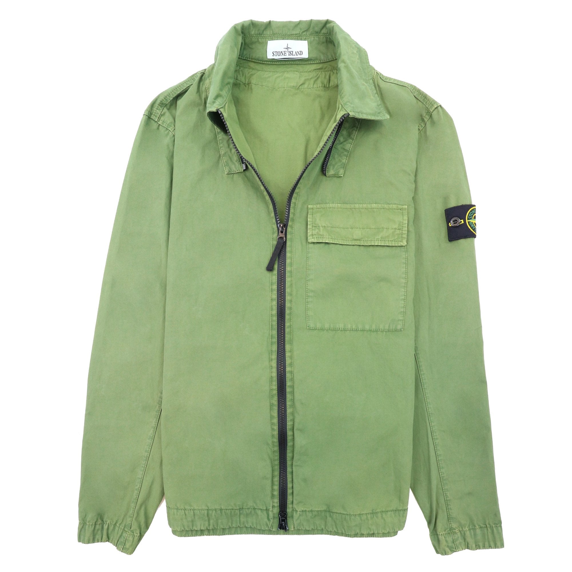 Stone Island 114wn T.co+old Overshirt Detachable Hood Khaki V0158