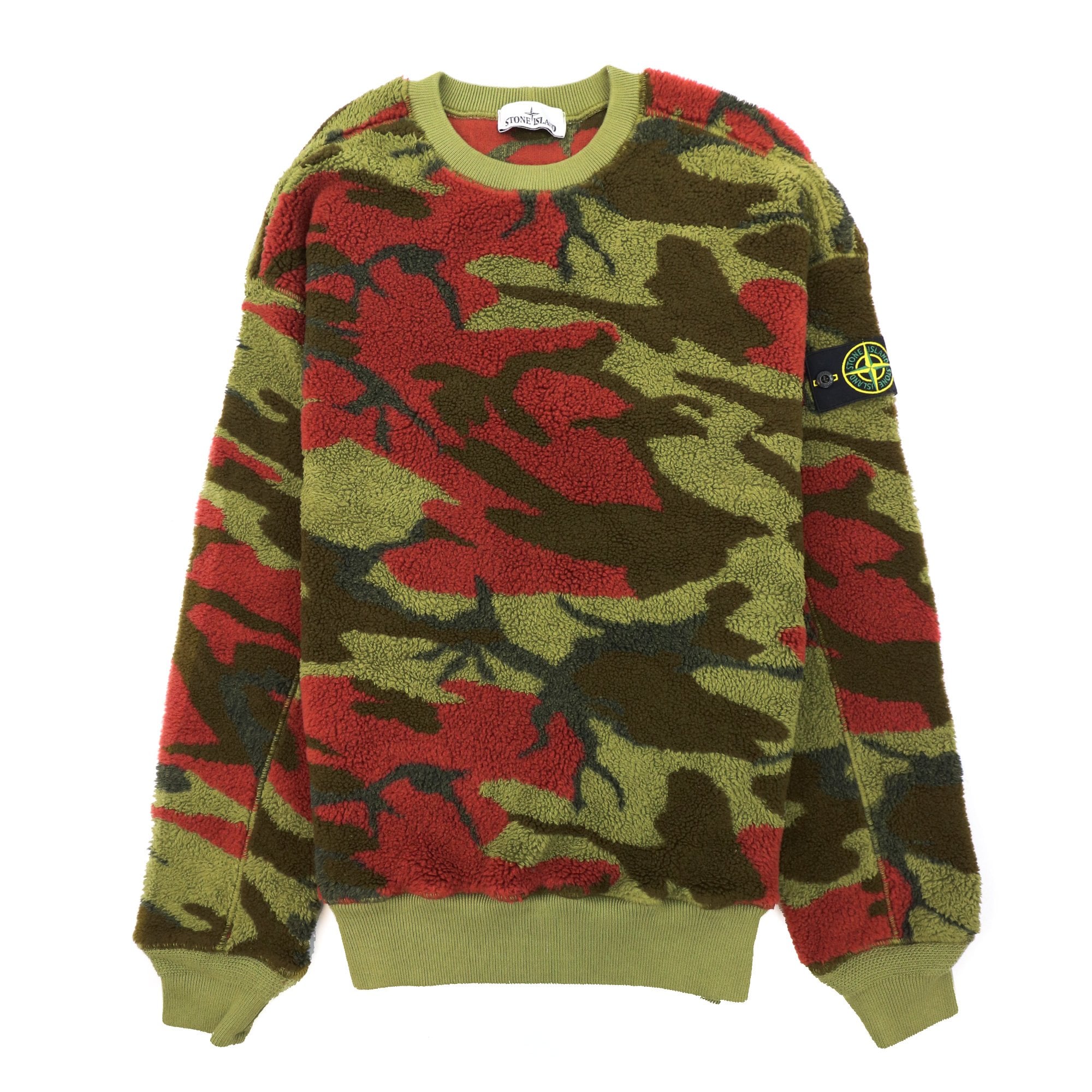 Stone Island Heritage Crewneck Sweatshirt Military Green V0054