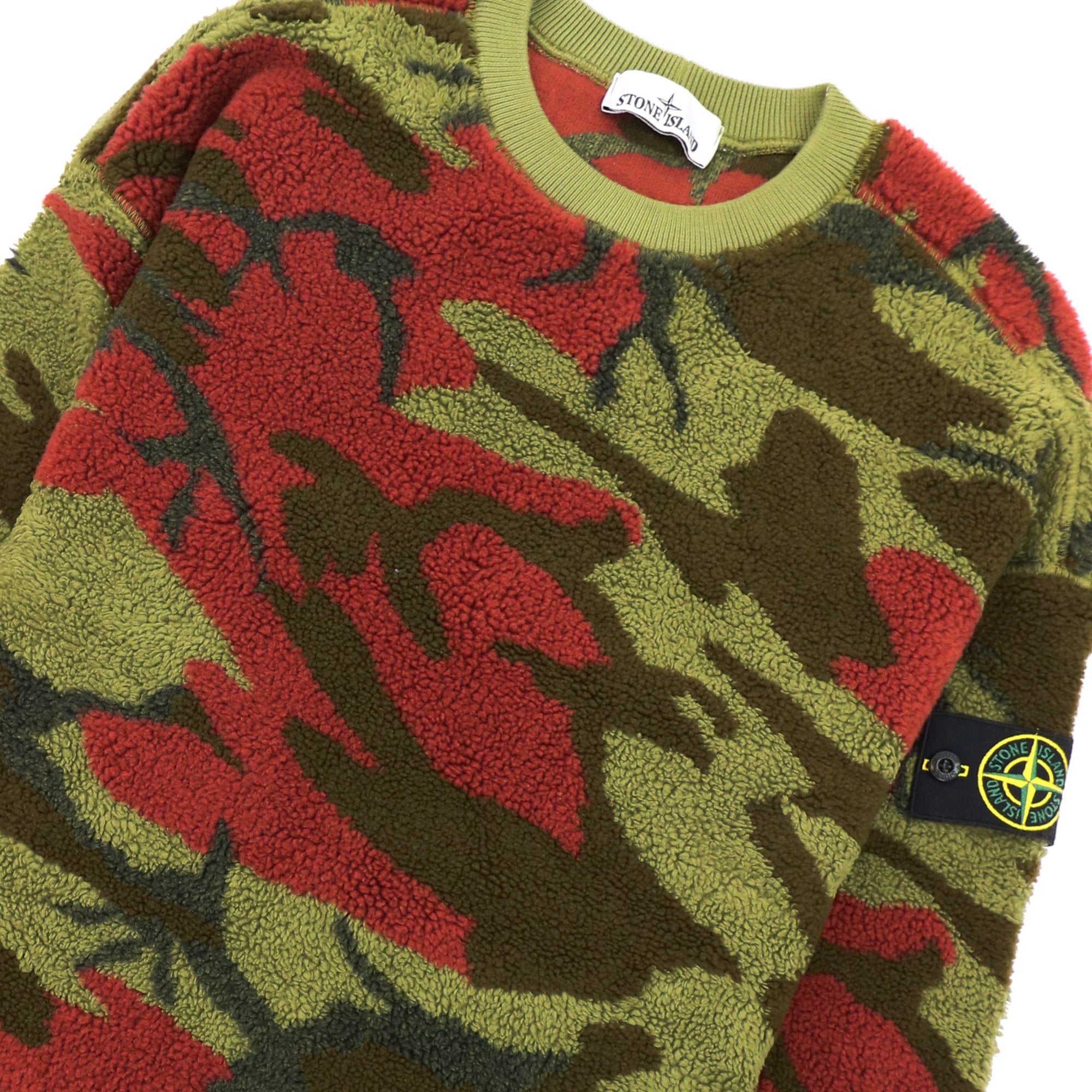 Stone Island Heritage Crewneck Sweatshirt Military Green V0054