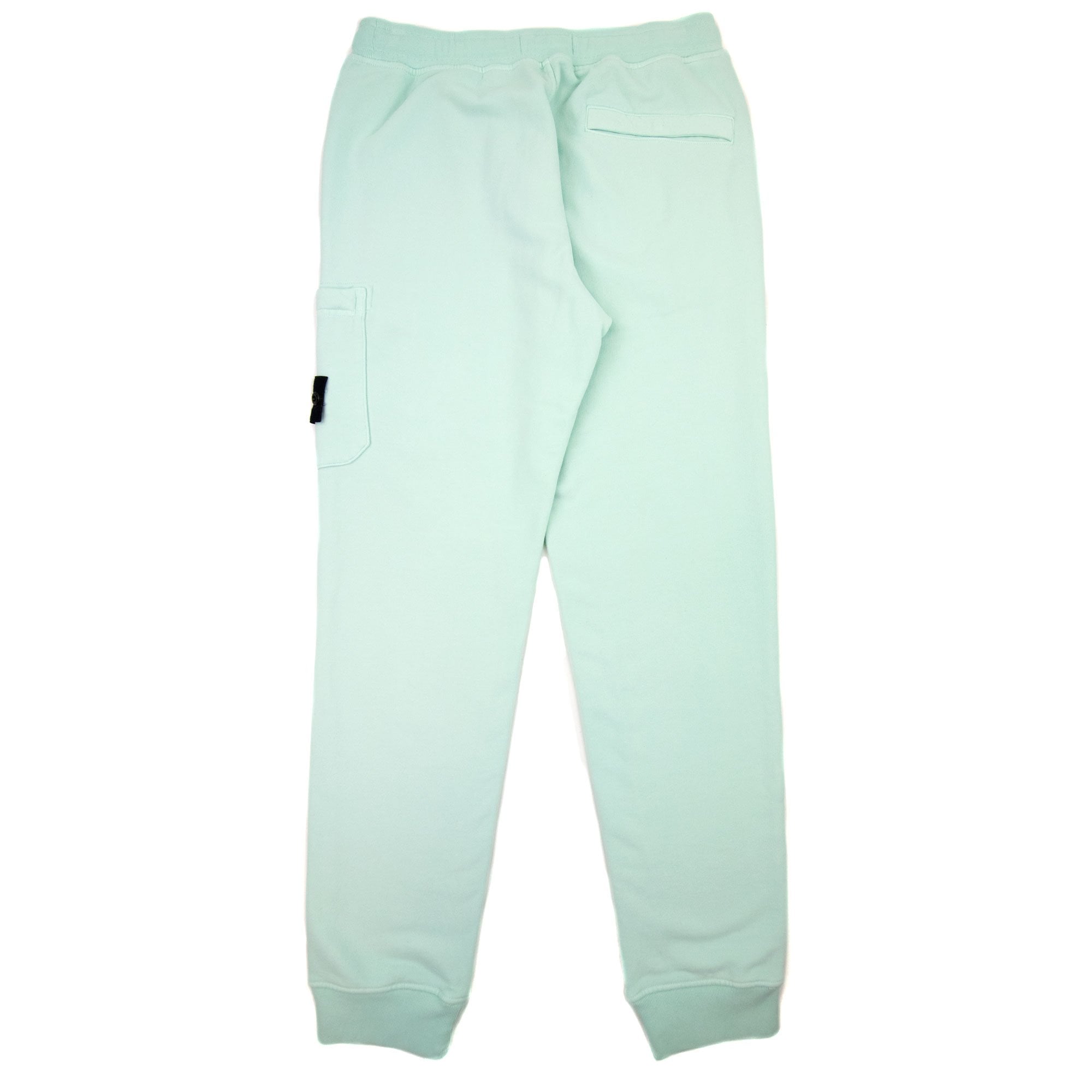 Stone Island 64520 Brushed Cotton Fleece Slim Fit Mint Green V0044