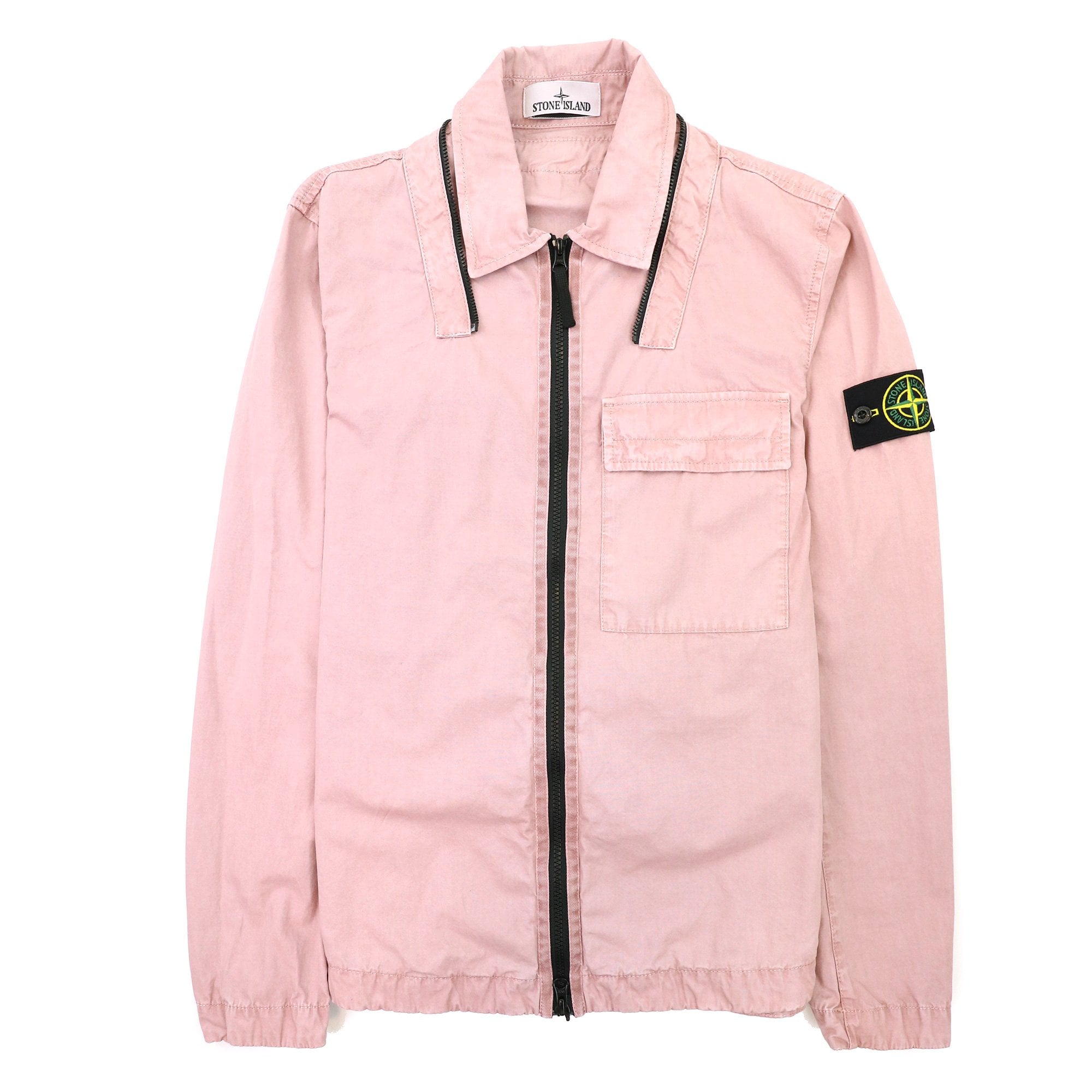 Stone Island 114wn T.co+old Overshirt Detachable Hood Pink