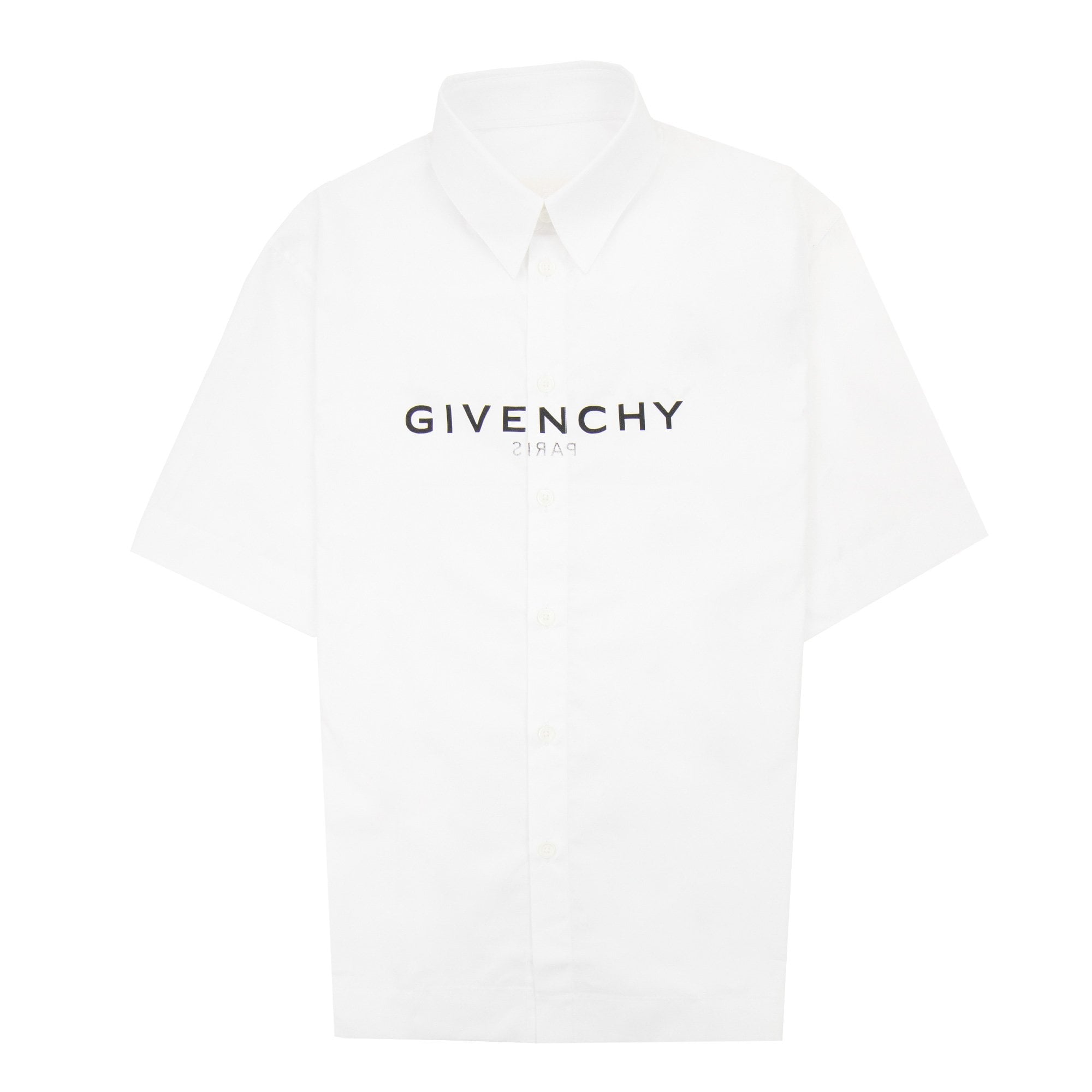 Givenchy Reverse Shirt In Poplin White