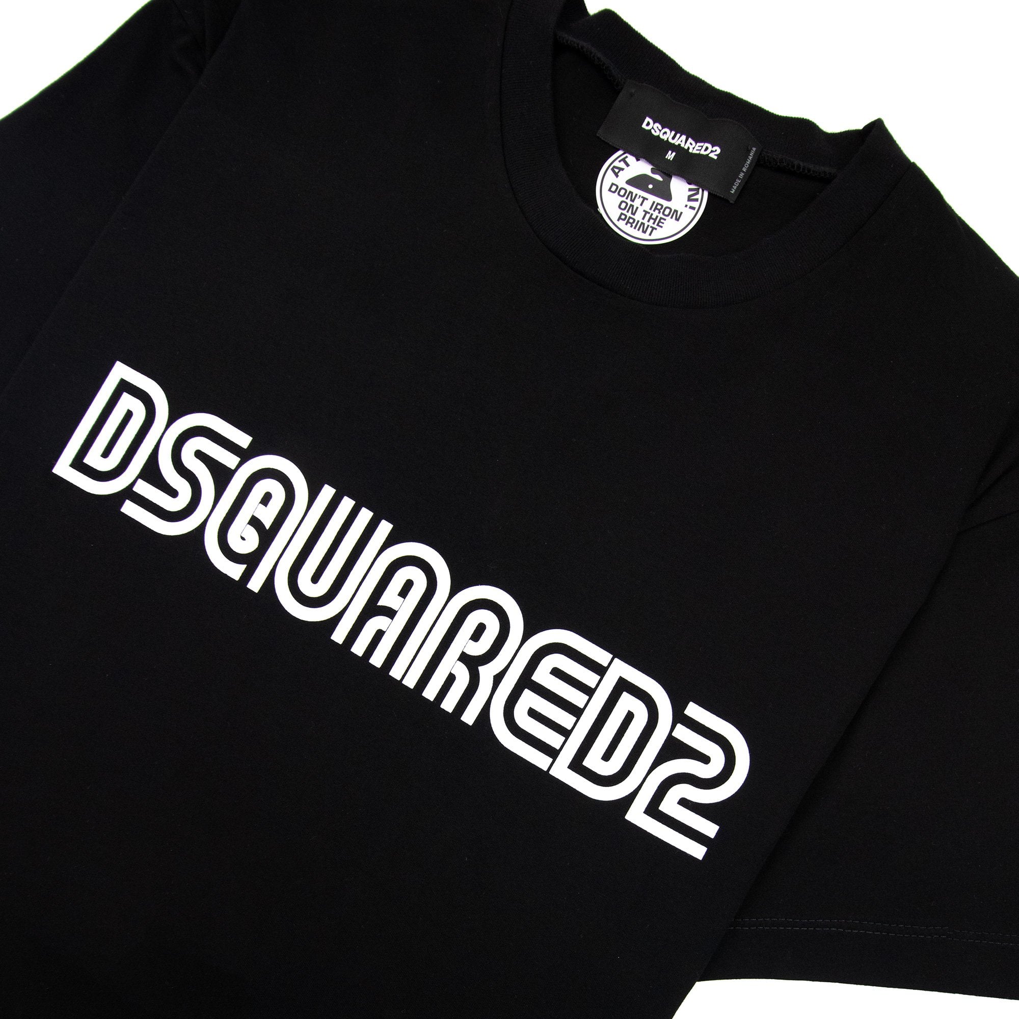 Dsquared2 D2 Outline Cool Tee Black | ONU – Onu