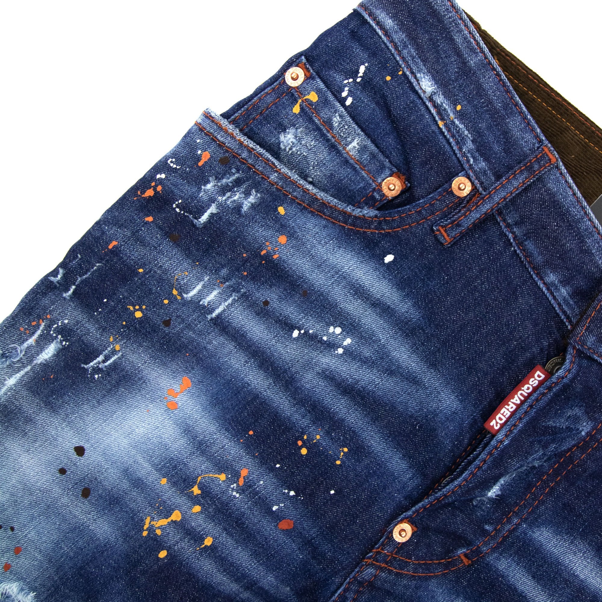 Dsquared2 Medium Autumn Leaves Wash Super Twinky Jeans Denim | ONU