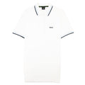 Hugo Boss Paddy Embroidered Logo Polo White 103