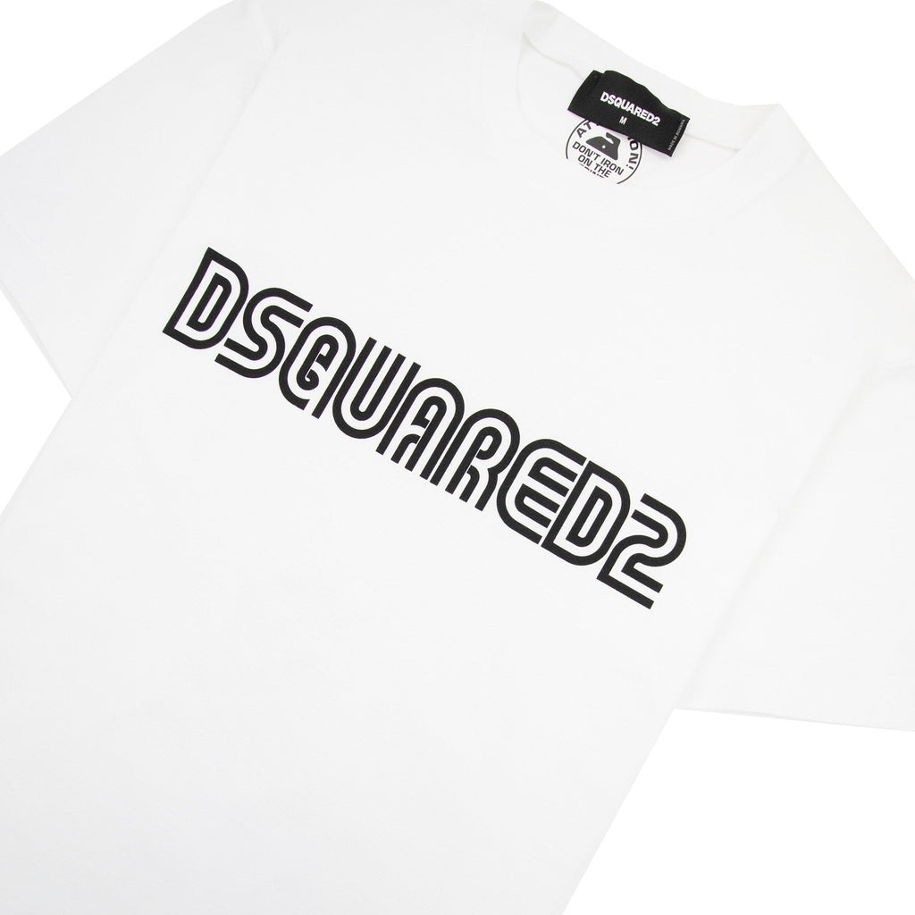 Dsquared2 D2 Outline Cool Tee White