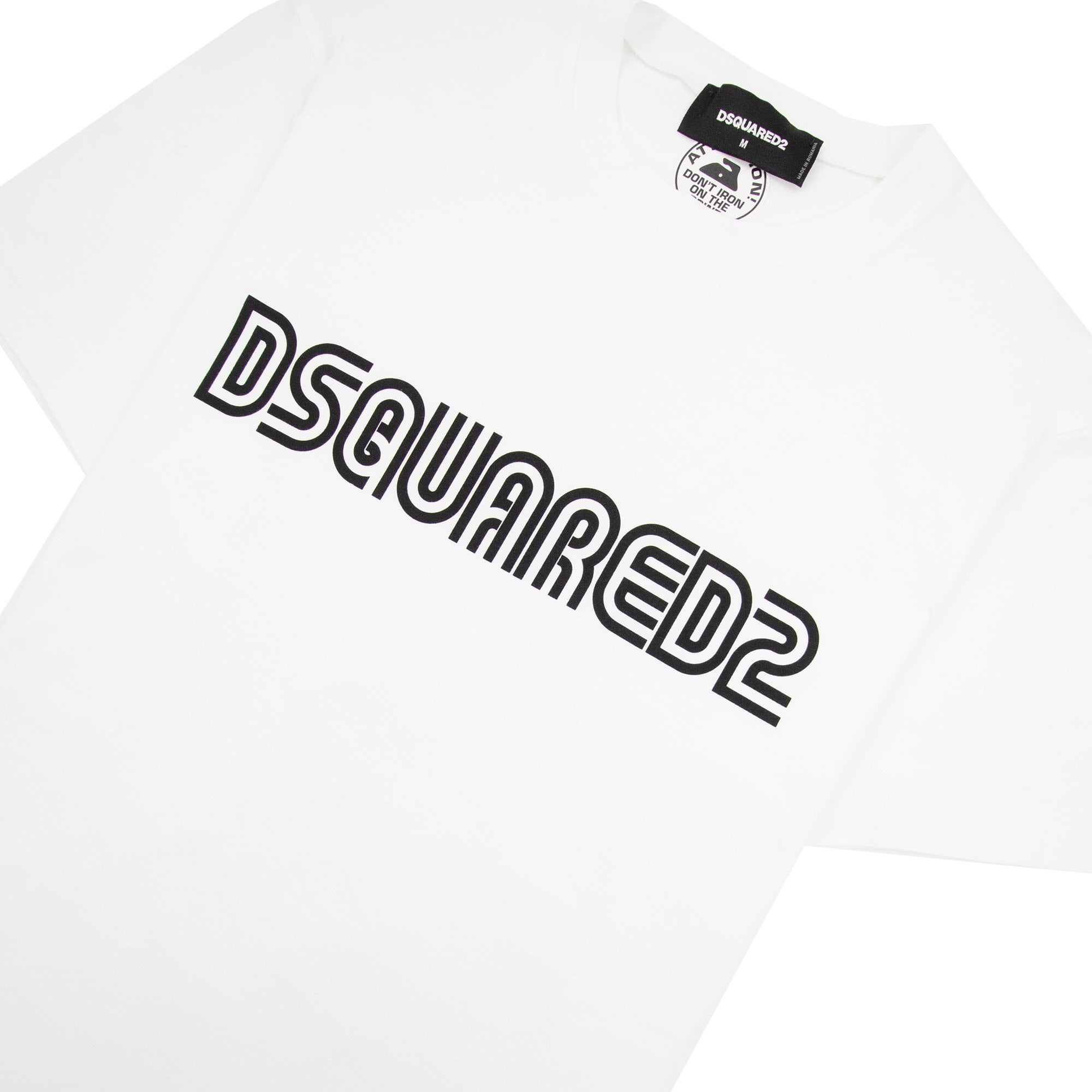 Dsquared2 D2 Outline Cool Tee White