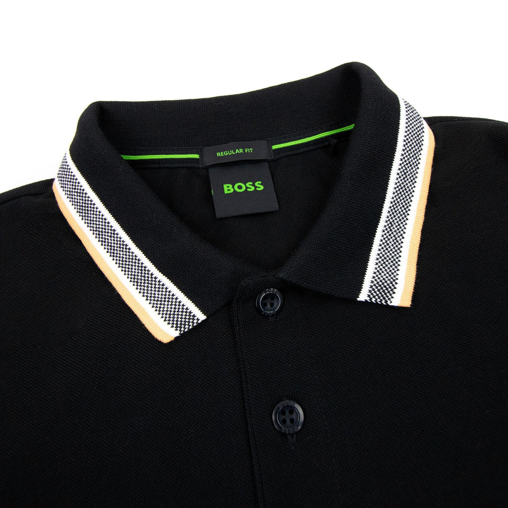Hugo Boss Plisy Regular Fit L/s Polo Black 003