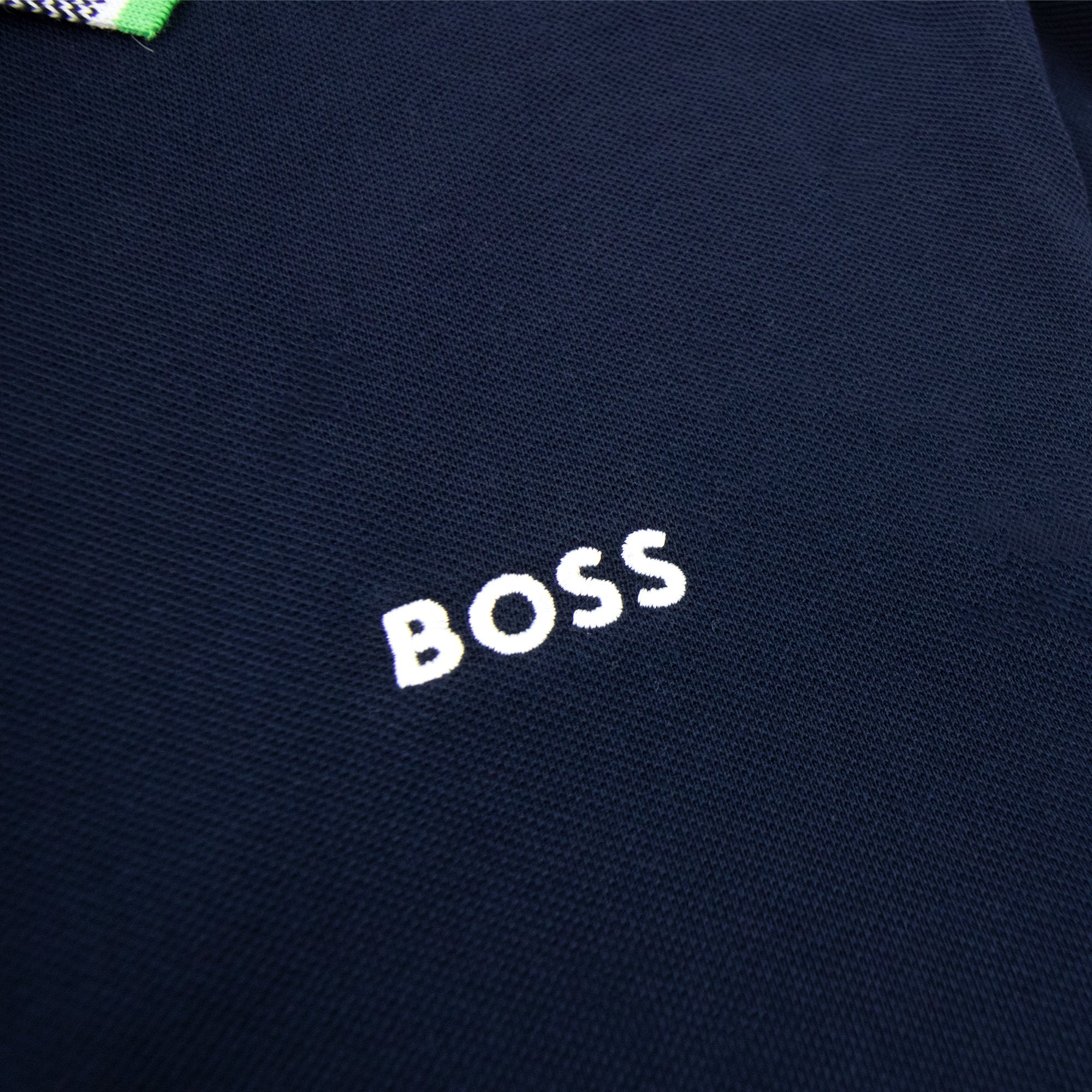 Hugo Boss Plisy Regular Fit L/s Polo Navy 404