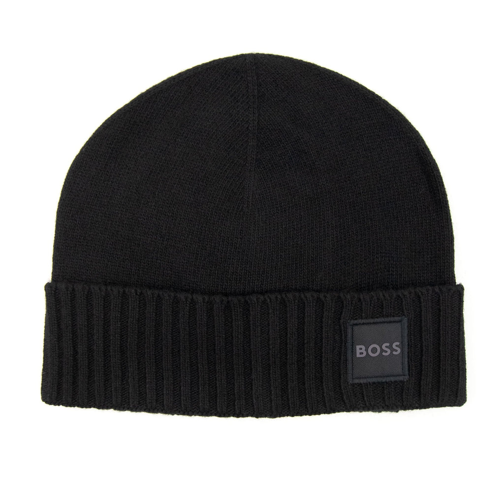 Hugo Boss Kaios Knitted Beanie Black 001