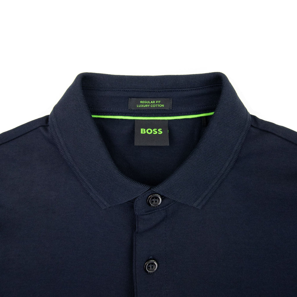 Hugo Boss Pirol Regular Fit L/s Polo Navy 402