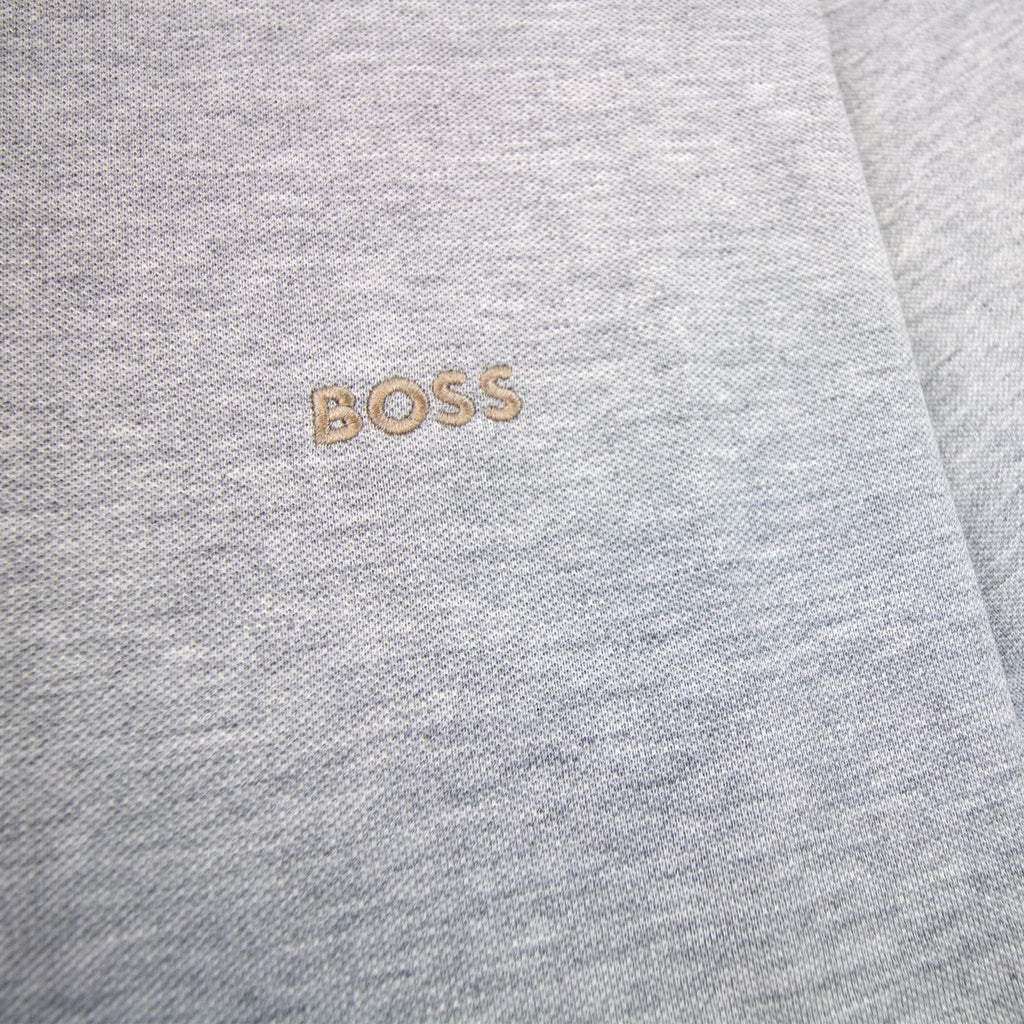 Hugo Boss Paule 4 Slim Fit Branded Placket Polo Grey 059