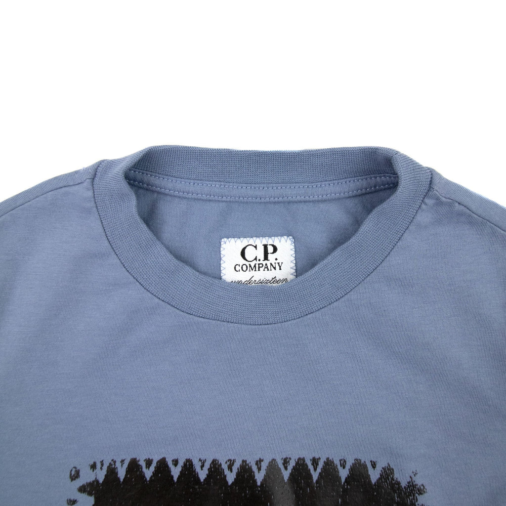 Cp Company Junior T/s Patch Blue