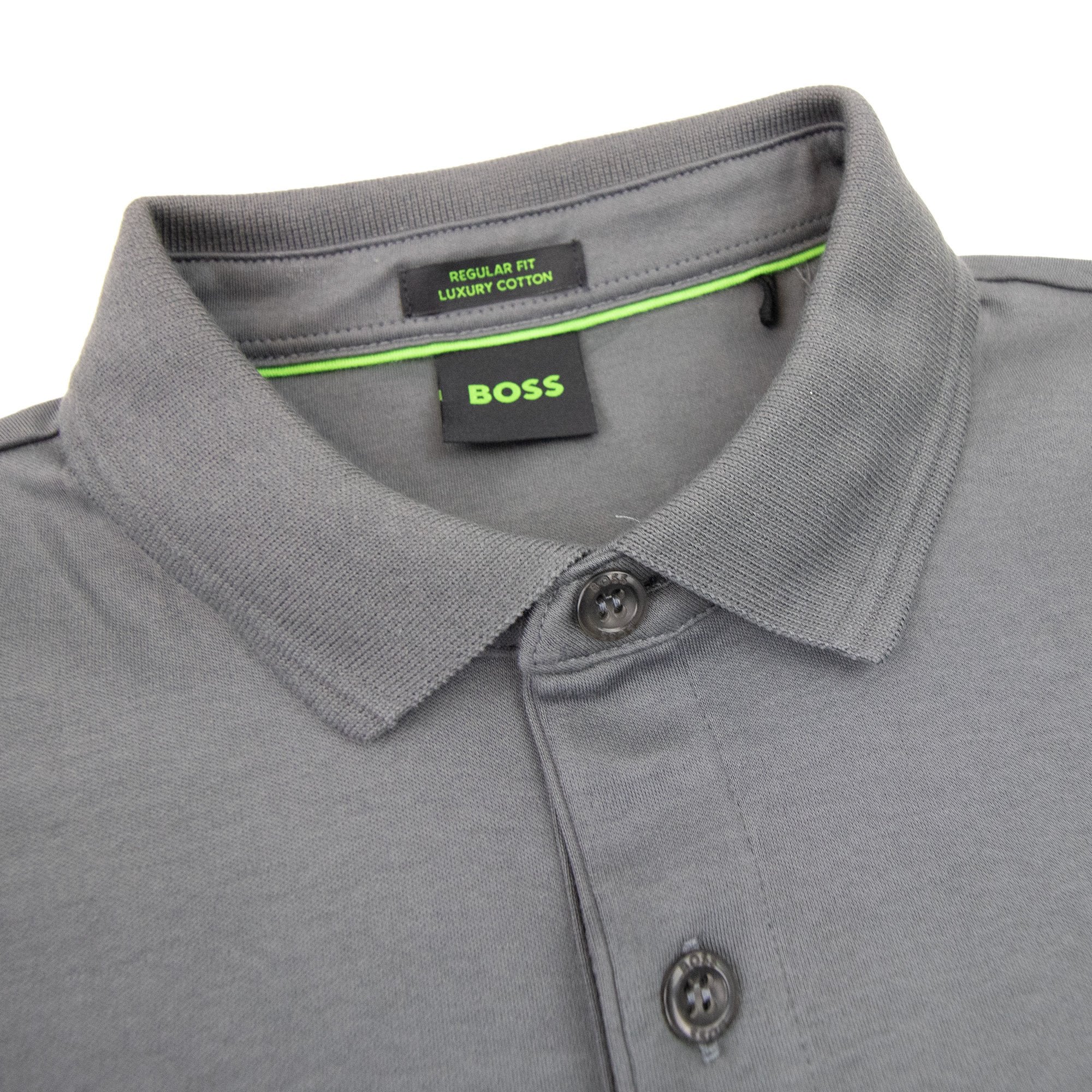 Hugo Boss Pirol Regular Fit L/s Polo Dark Grey 021