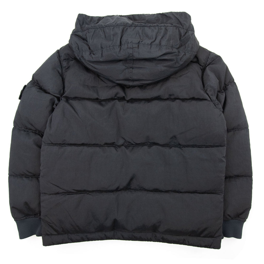 Stone Island Junior 40735 Regenerated Nylon Metal In Econyl Jacket Charcoal V0065