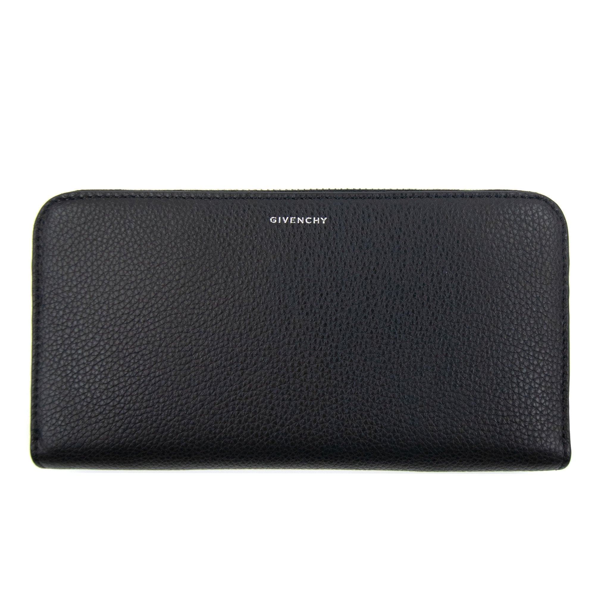 Givenchy Long Zipped Leather Wallet Black | ONU – Onu