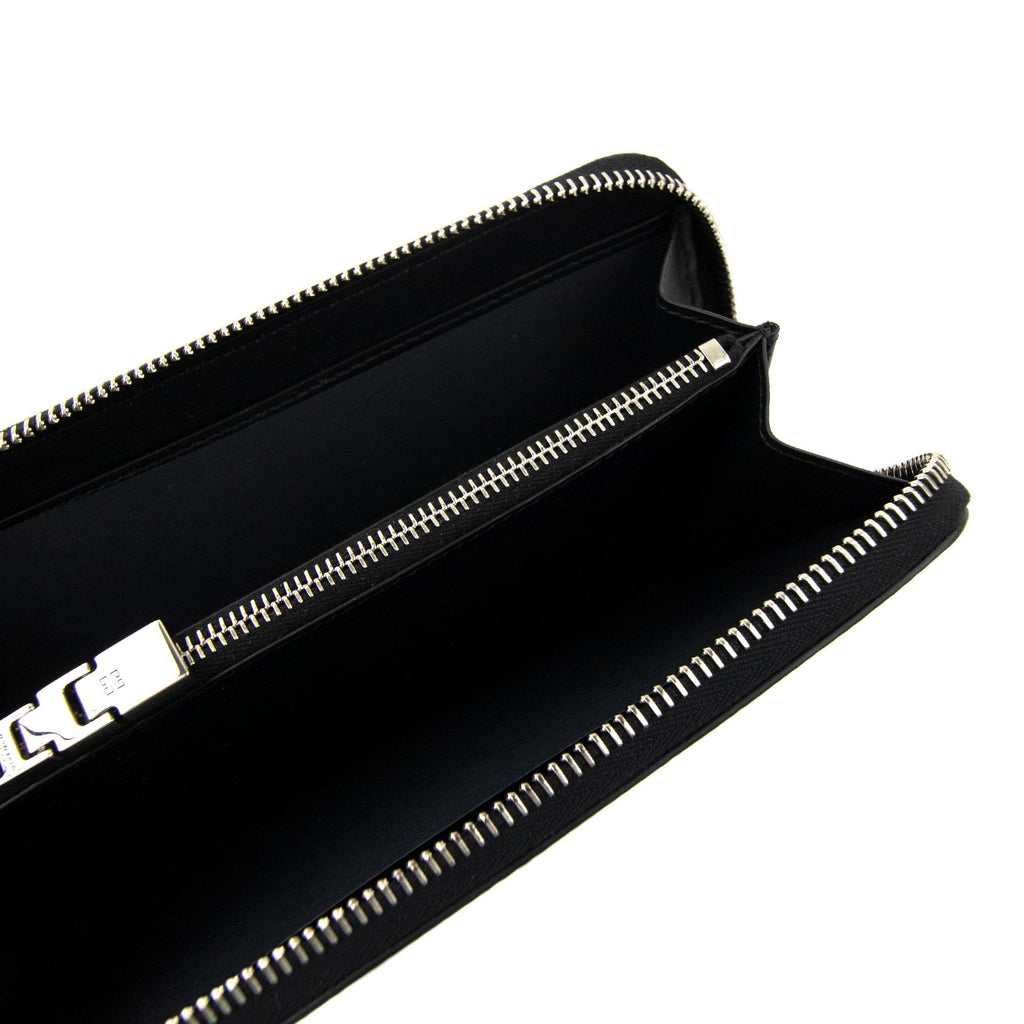 Givenchy Long Zipped Leather Wallet Black