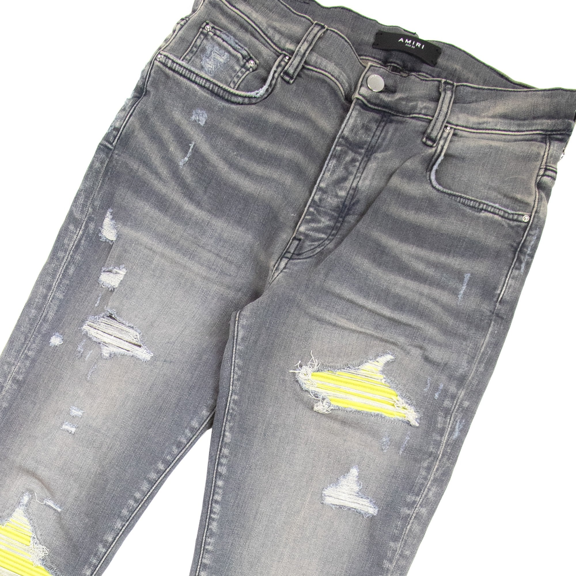 Amiri Mx1 Ultrasuede Neon Jean Grey