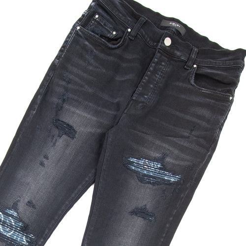 Amiri Bandana Mx1 Jean Aged Black