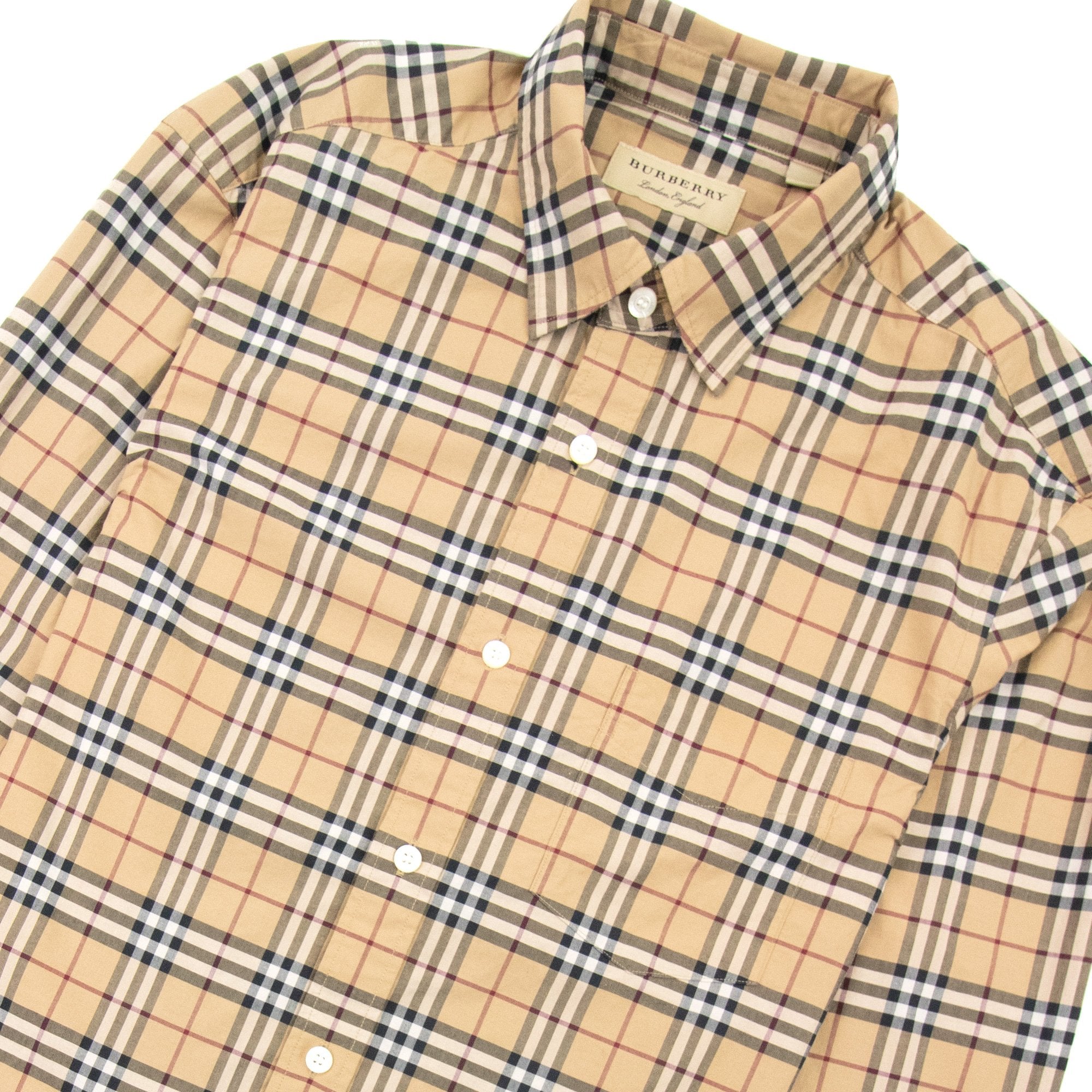 mens burberry dress shirt Burberry Check Shirt