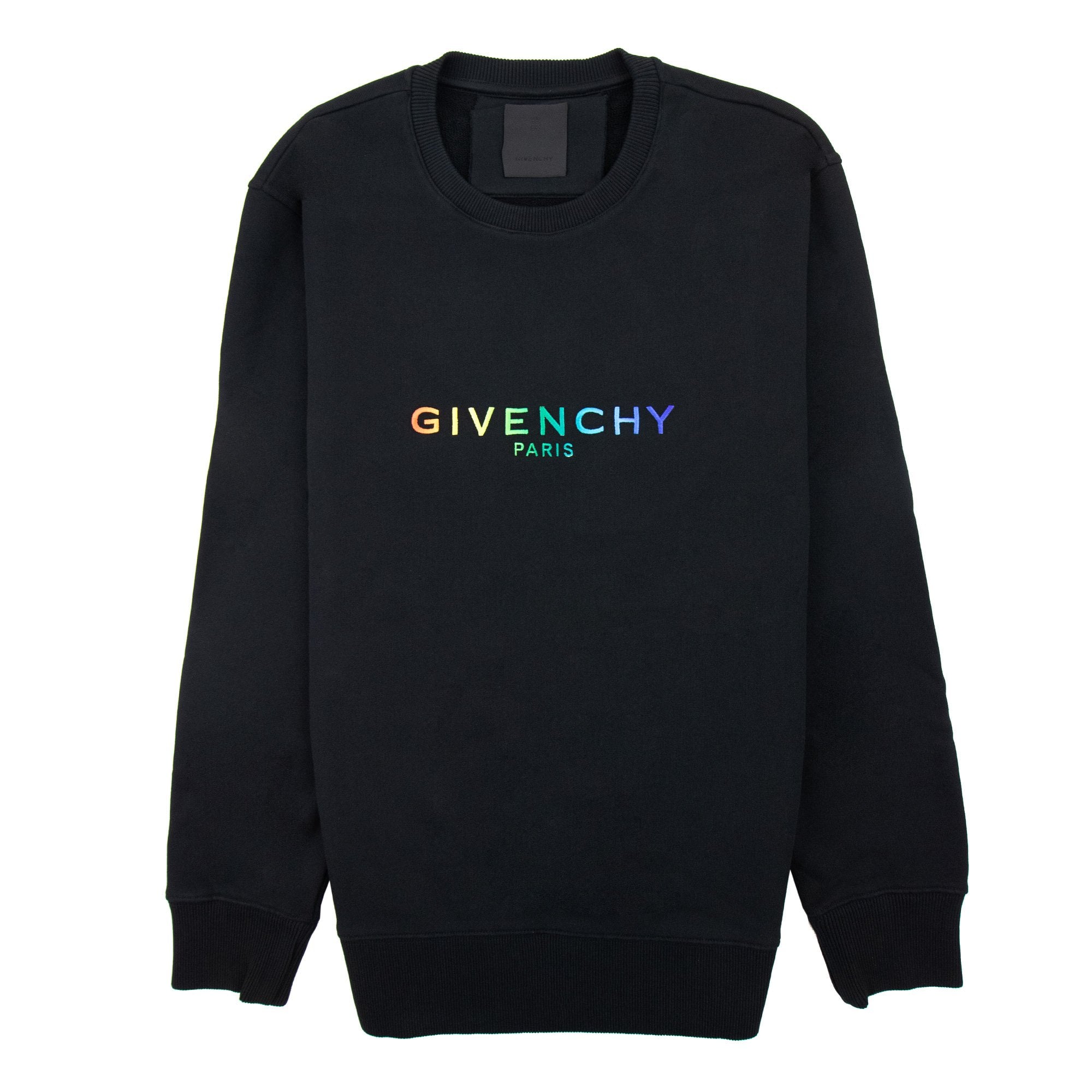 Givenchy Embroidered Multi Colour Sweat Black