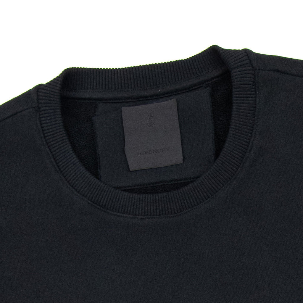Givenchy Embroidered Multi Colour Sweat Black