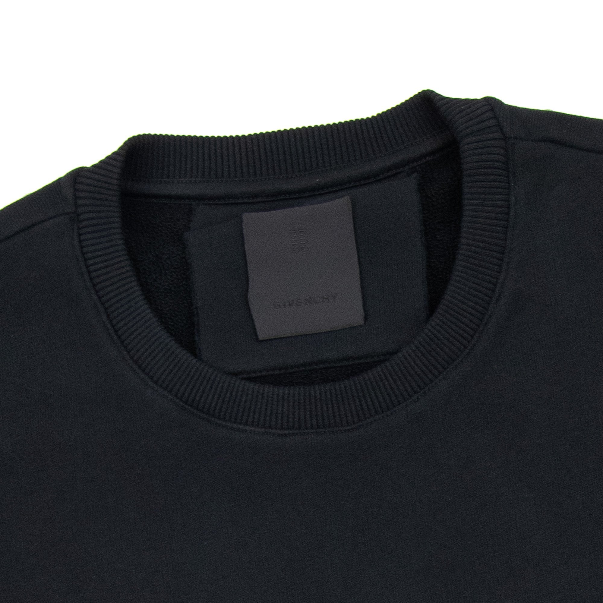 Givenchy Embroidered Multi Colour Sweat Black