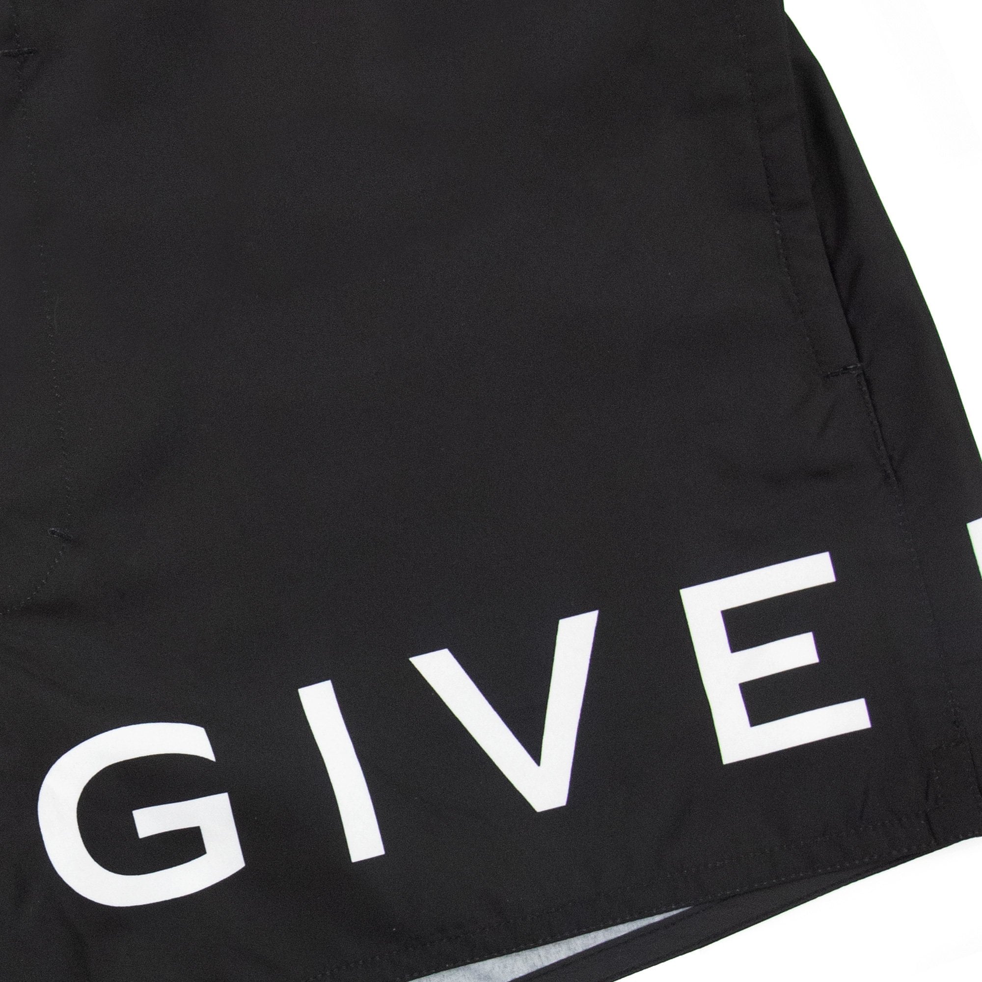 Givenchy Swim Shorts In Givenchy 4g Nylon Black