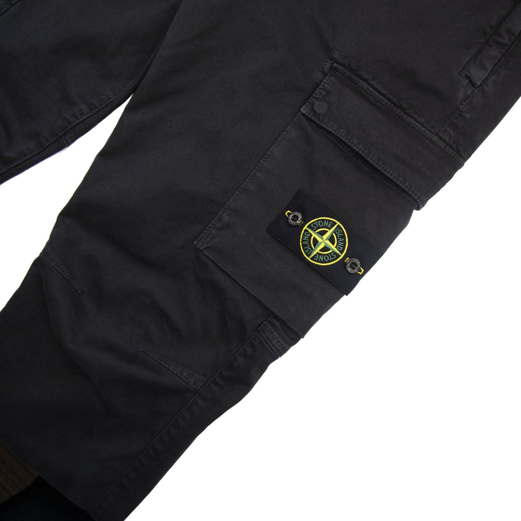 Stone Island 313l1 T.co+old Cargo Trousers Black V0029
