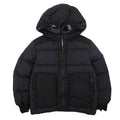 Cp Company Undersixteen Taylon L Mixed Goggle Jacket Black
