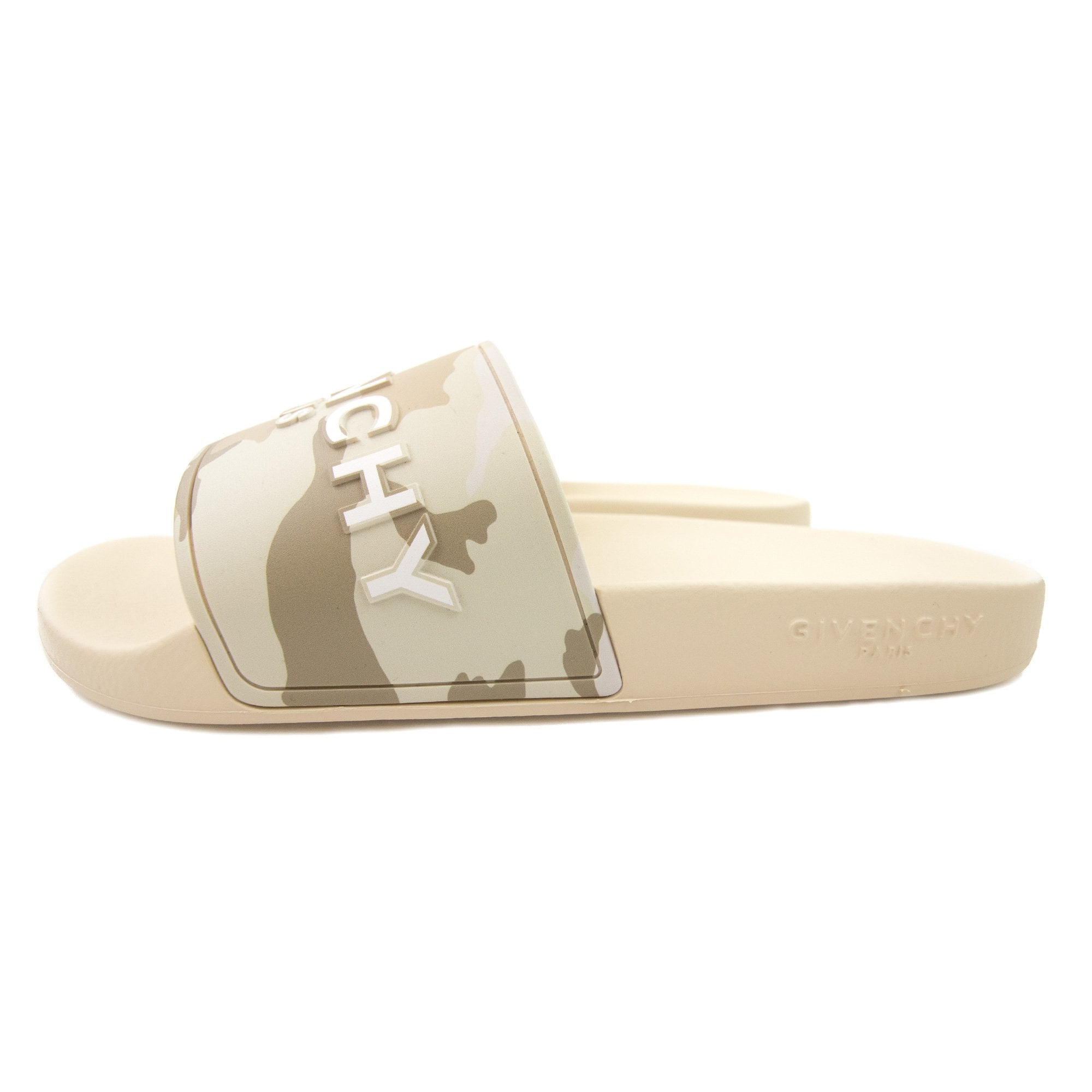 Givenchy Givency Camo Slides Beige