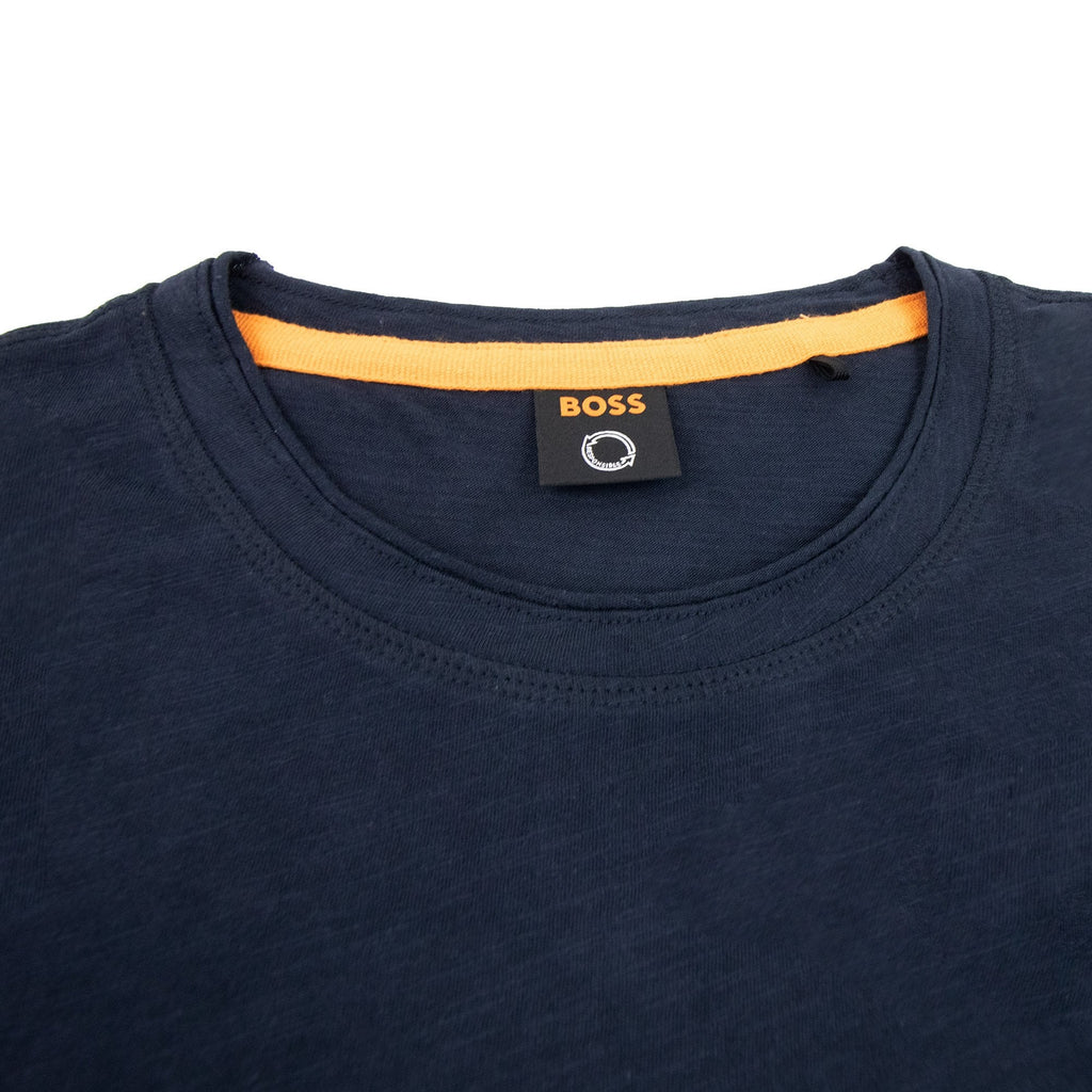 Hugo Boss Tegood Logo T Shirt Navy 404