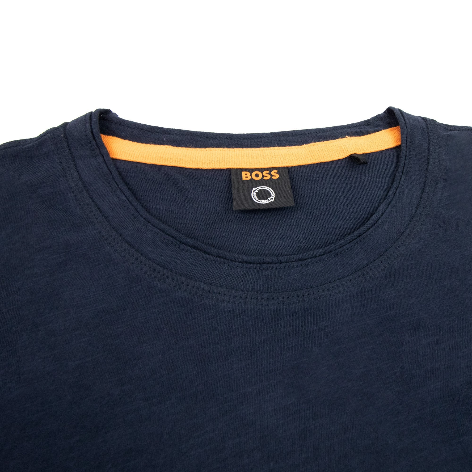 Hugo Boss Tegood Logo T Shirt Navy 404