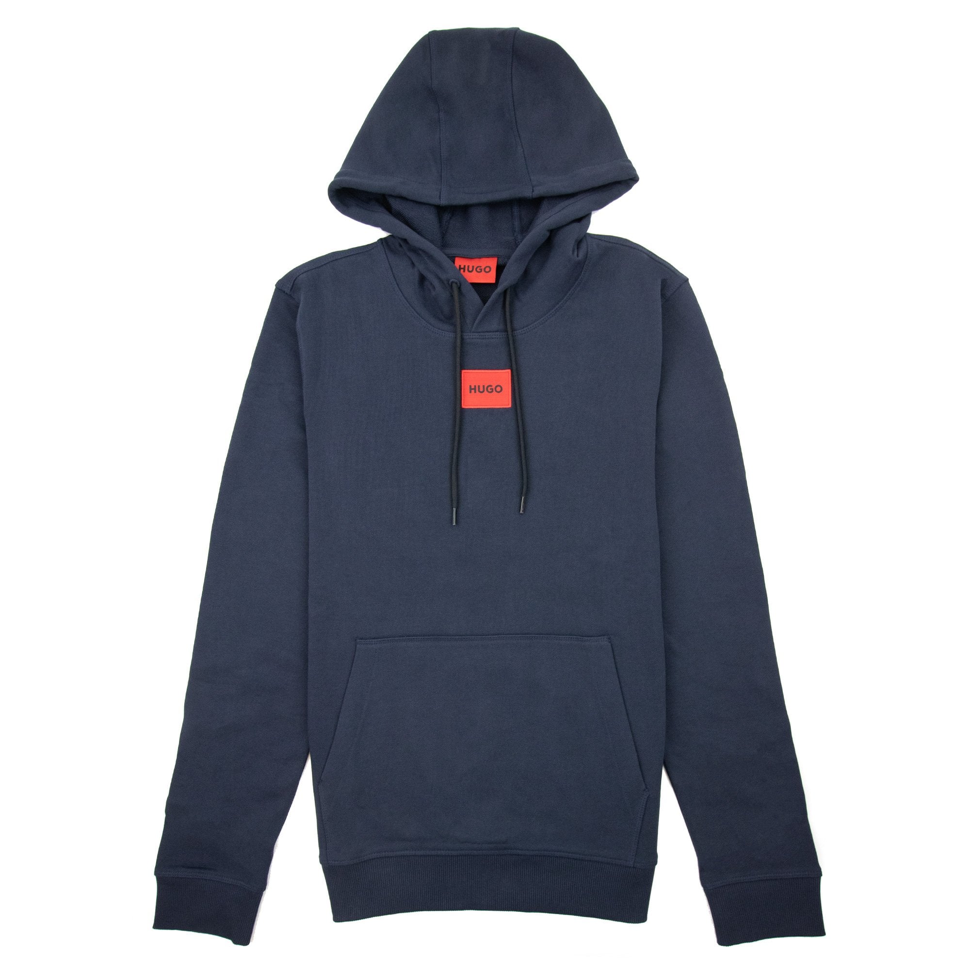Hugo Daratschi214 Logo Hoodied Sweatshirt Dark Blue 405