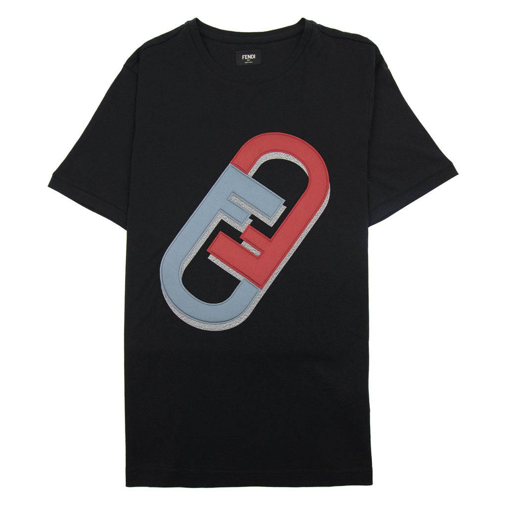 Fendi Olock Motif T-shirt Black