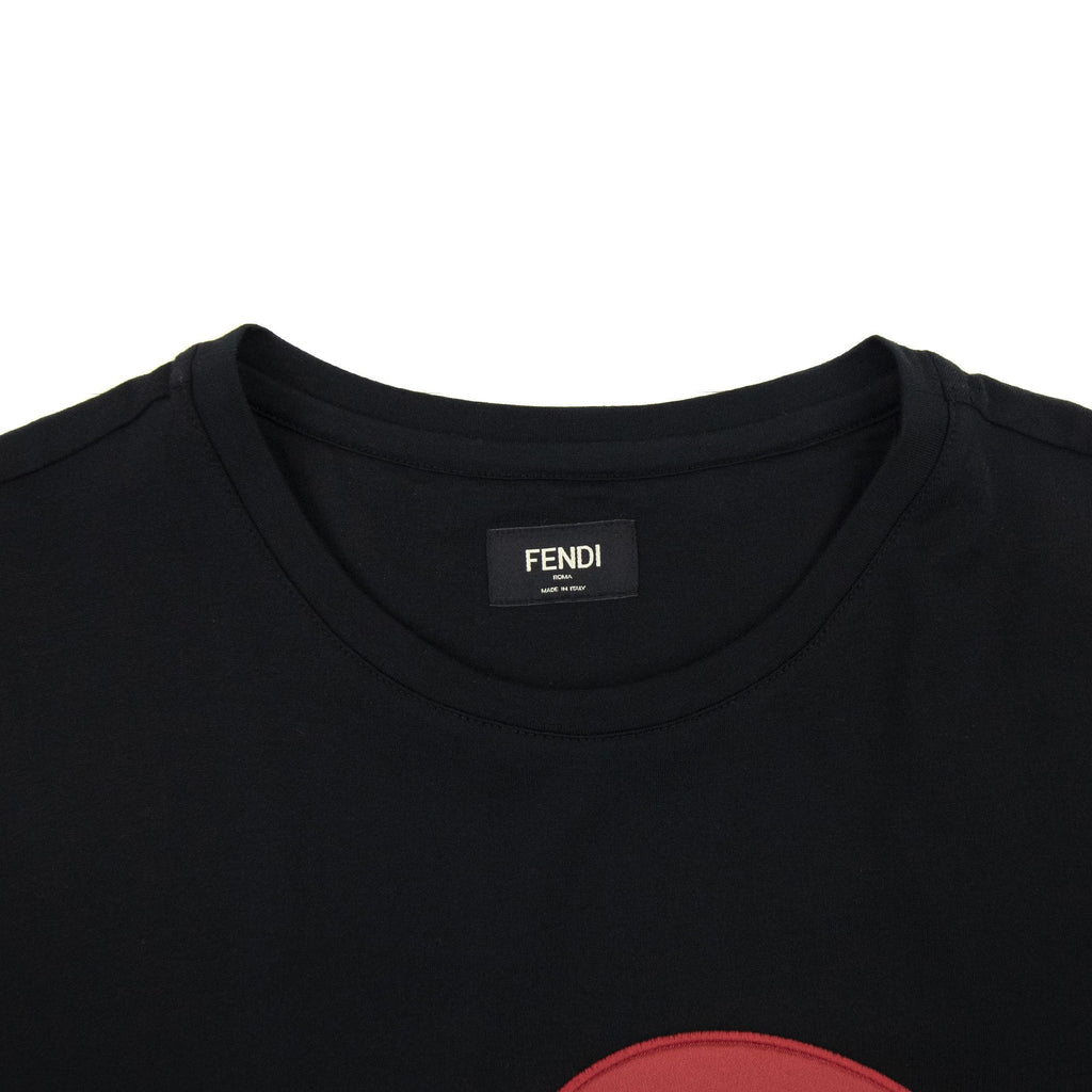 Fendi Olock Motif T-shirt Black