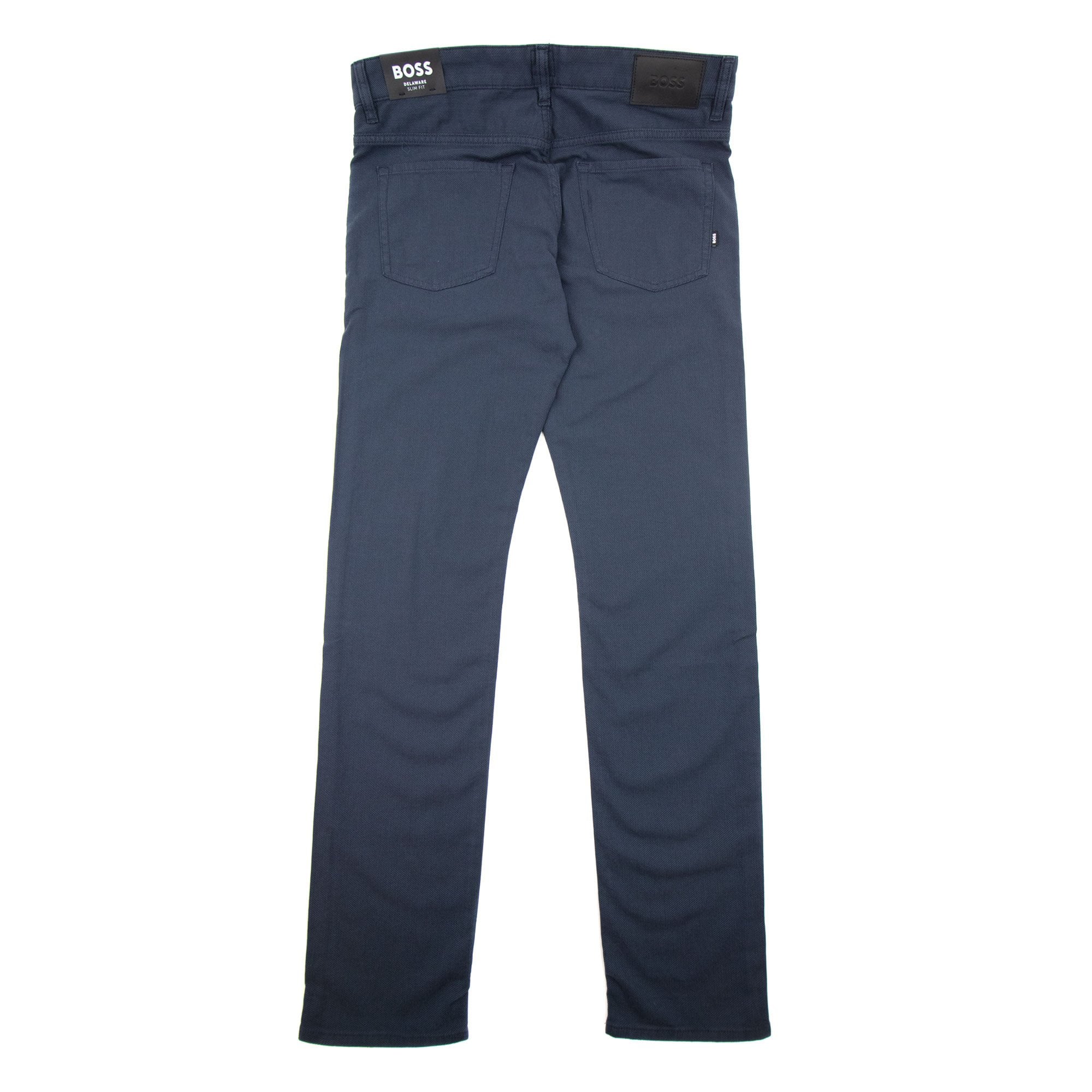 Hugo Boss Delaware3-1-20 Micro Structured Stretch Jean Dark Blue 001