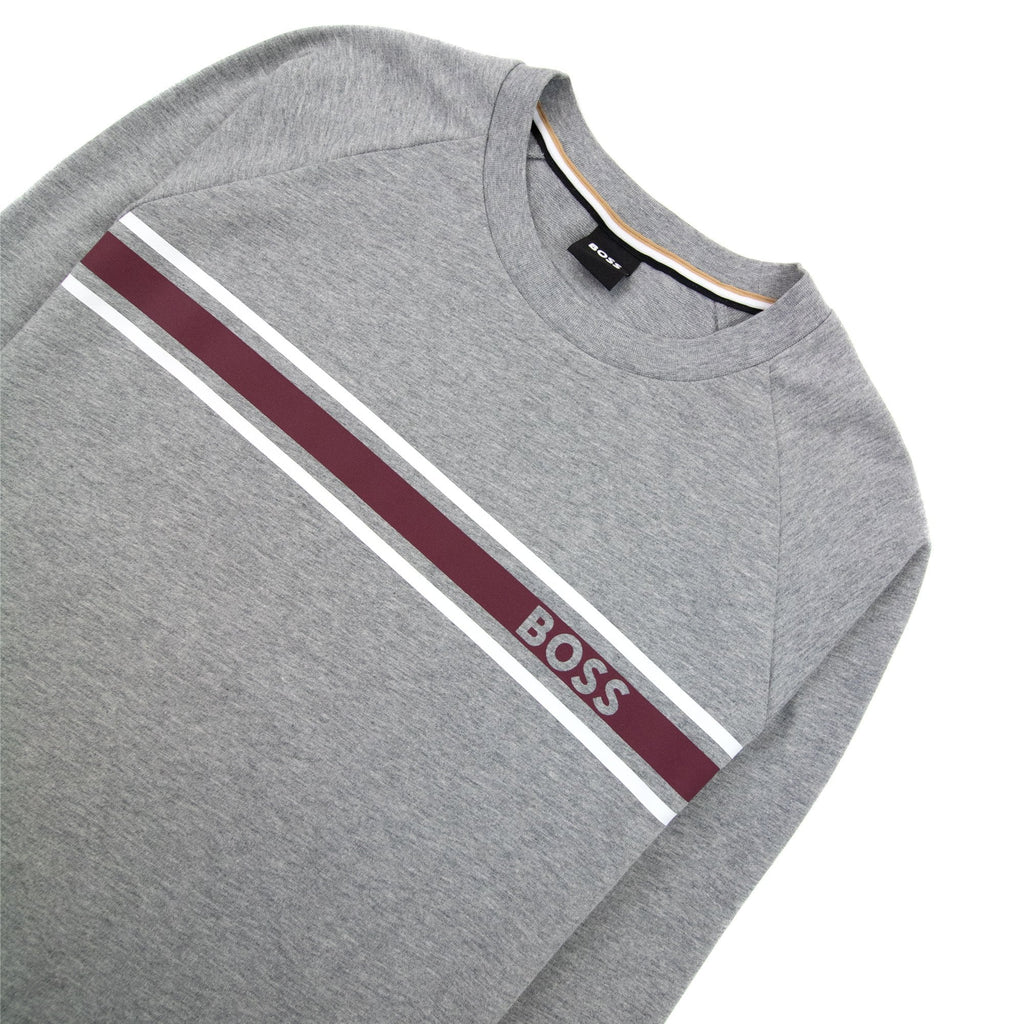 Hugo Boss Authentic Logo Crewneck Sweatshirt Grey 033