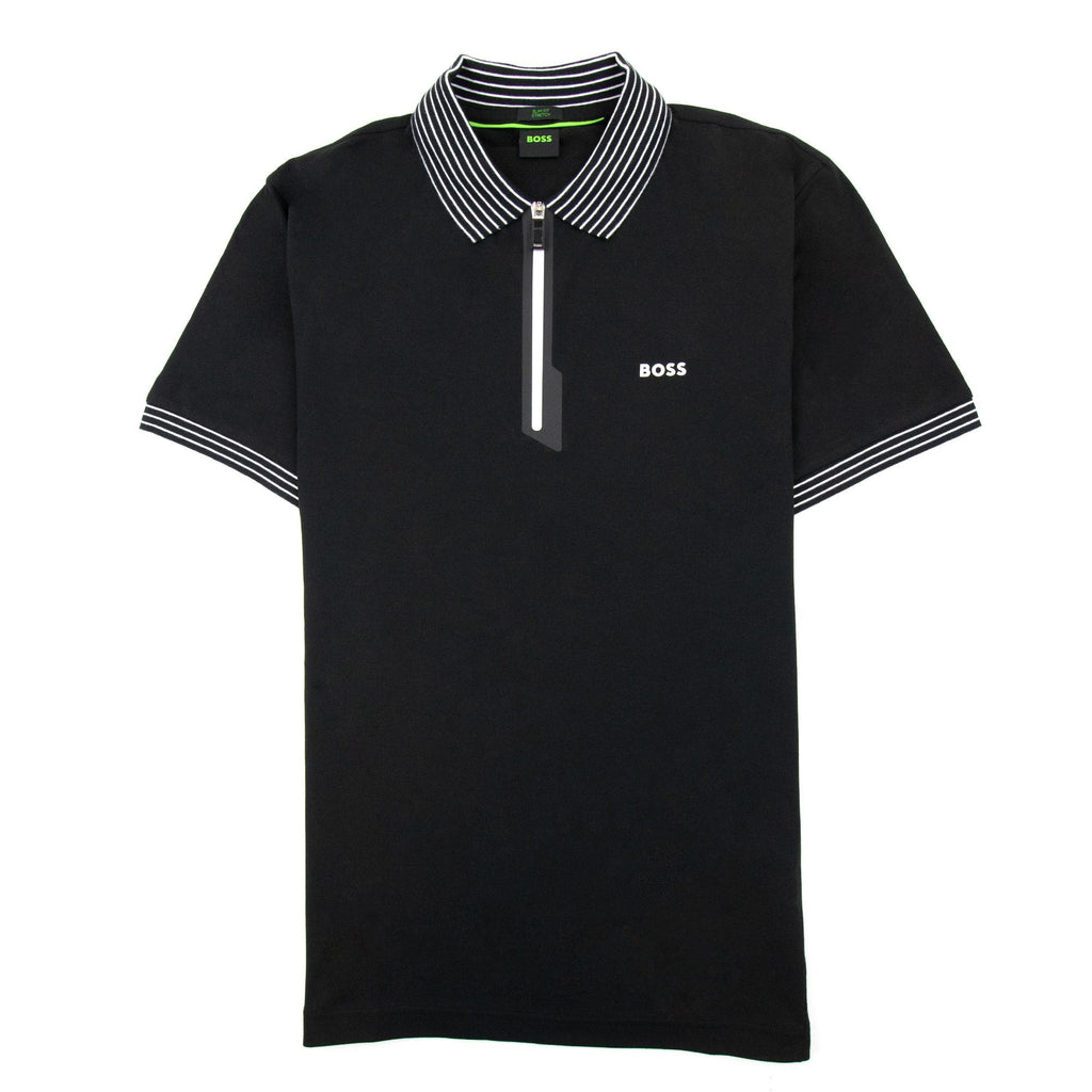 Hugo Boss Philix Slim Fit Strechy Polo Black 001