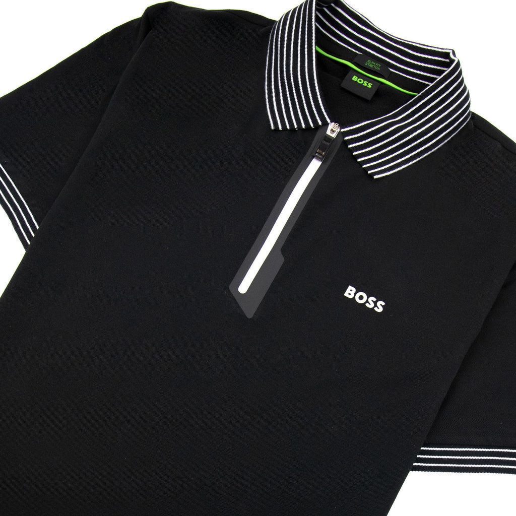 Hugo Boss Philix Slim Fit Strechy Polo Black 001