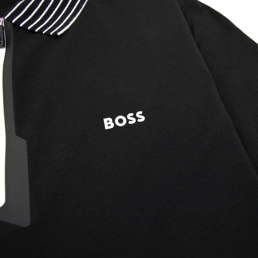 Hugo Boss Philix Slim Fit Strechy Polo Black 001