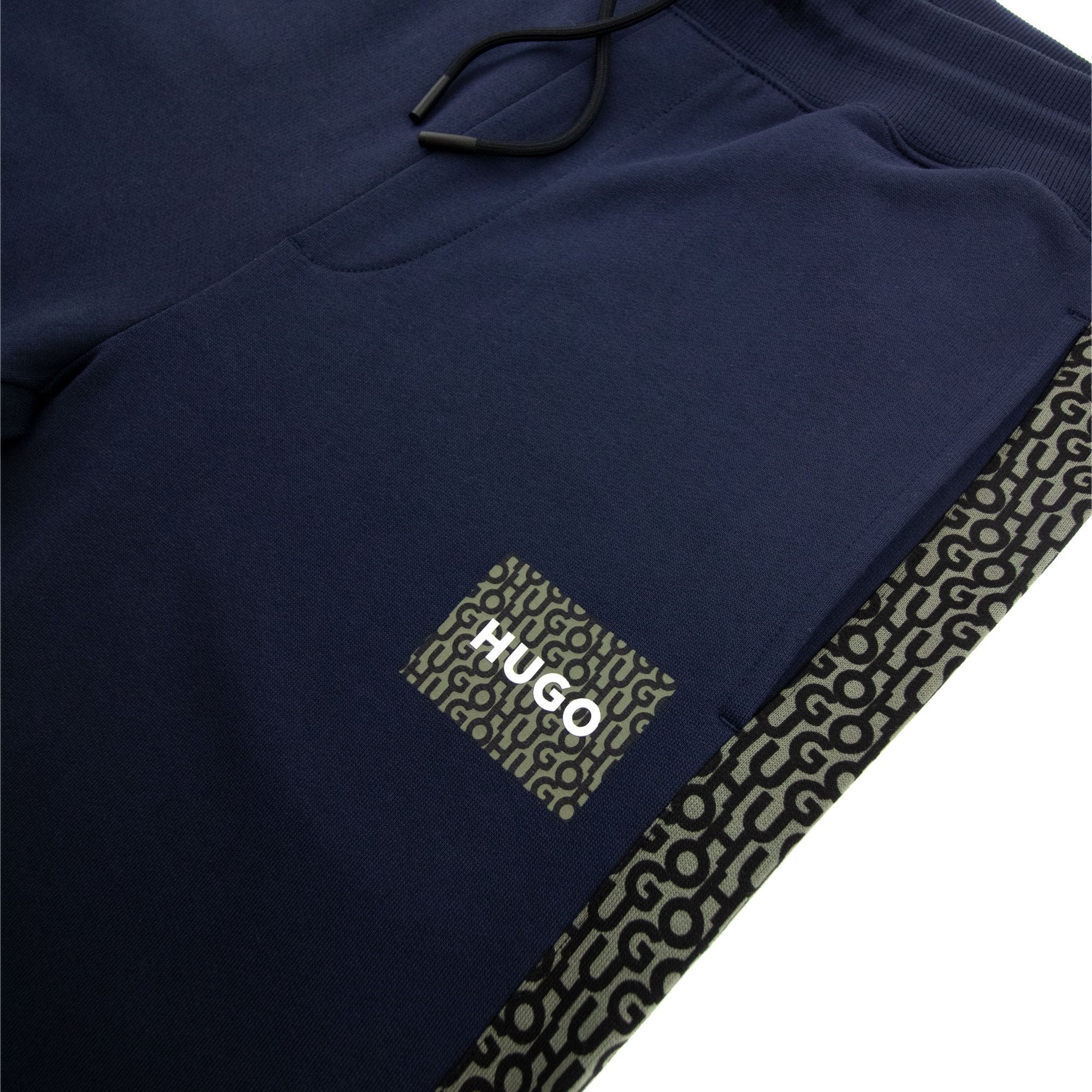 Hugo Dacino Side Logo Tracksuit Pants Dark Blue 405