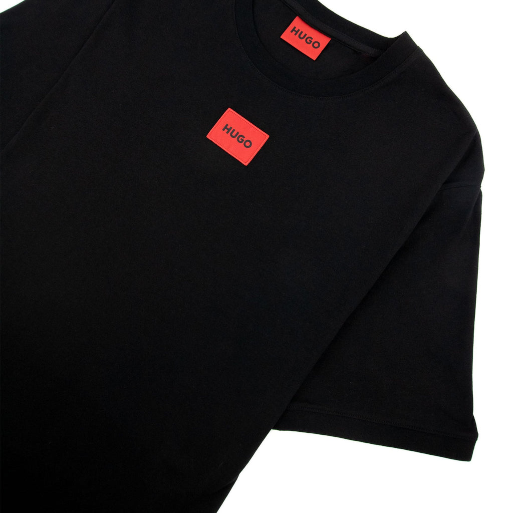 Hugo Diragolino212 Logo T Shirt Black 001