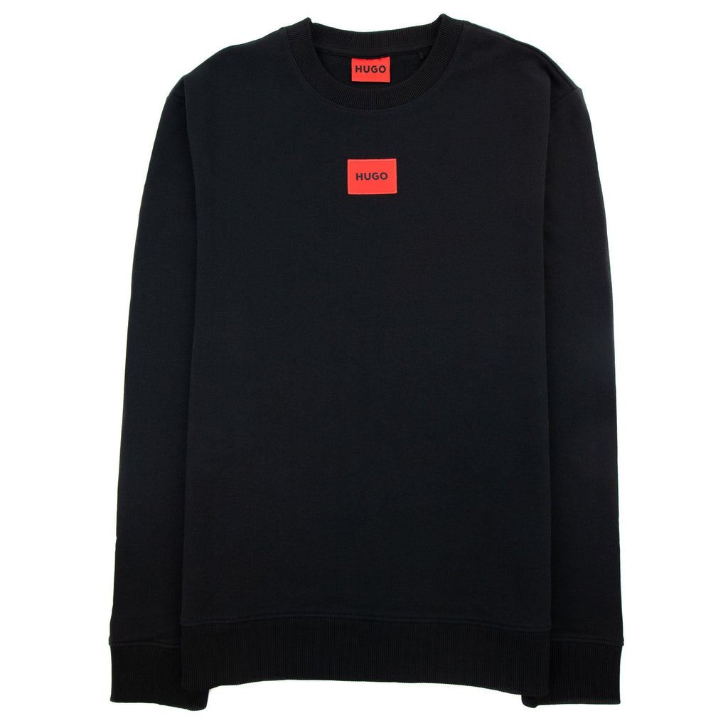 Hugo Diragol212 Patch Logo Sweatshirt Black 001