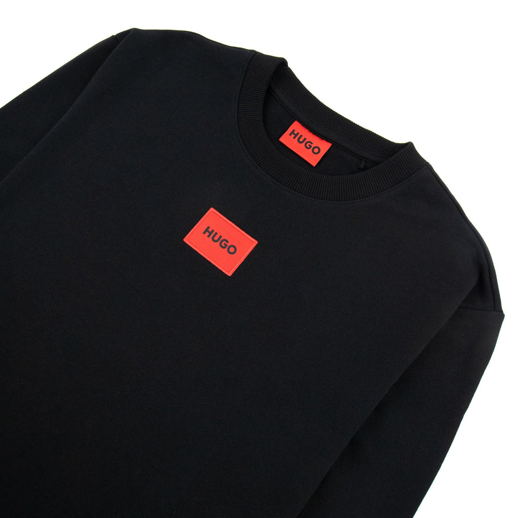 Hugo Diragol212 Patch Logo Sweatshirt Black 001