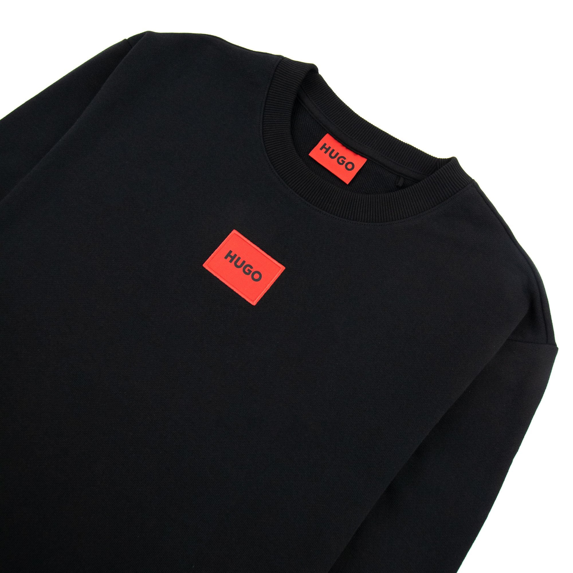Hugo Diragol212 Patch Logo Sweatshirt Black 001