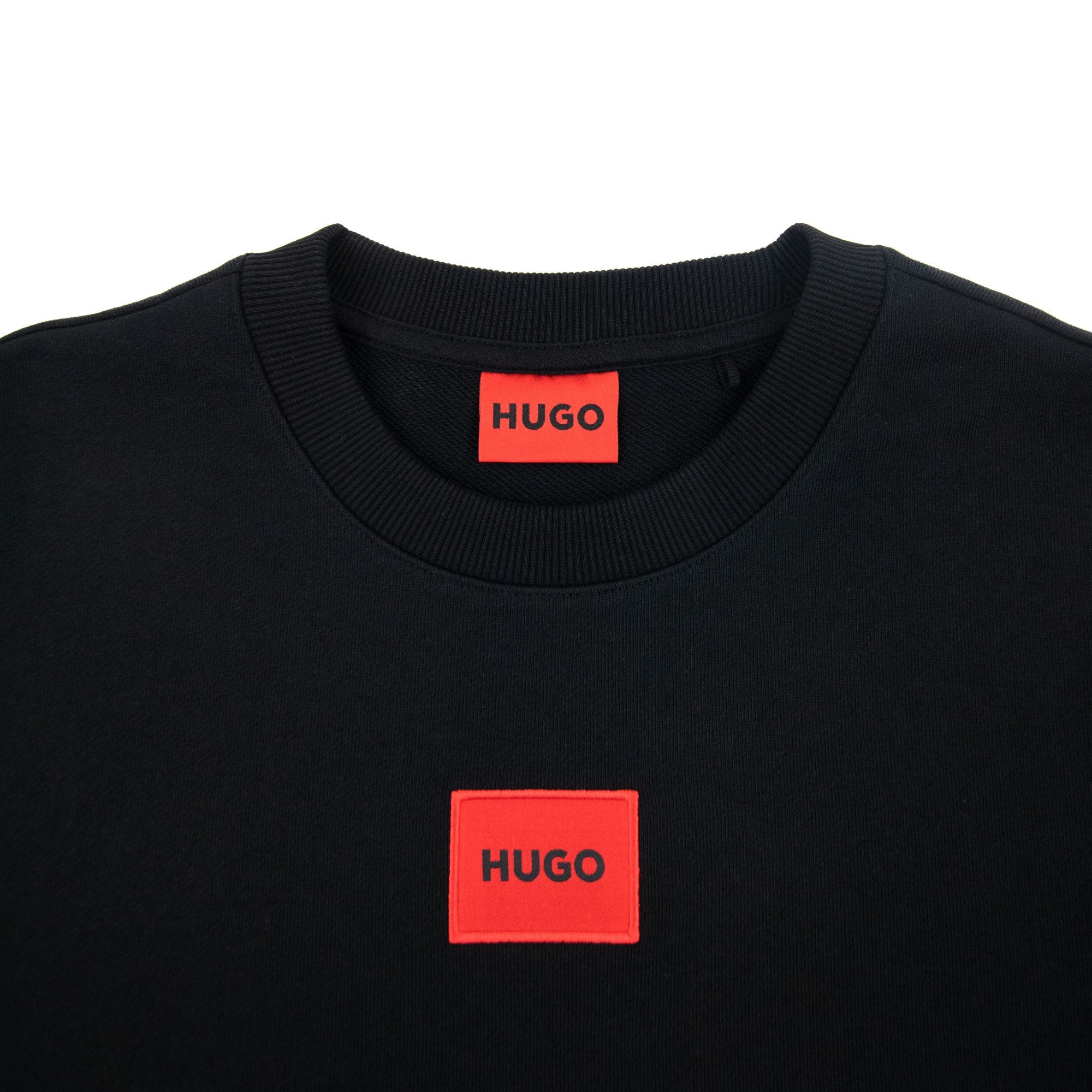 Hugo Diragol212 Patch Logo Sweatshirt Black 001